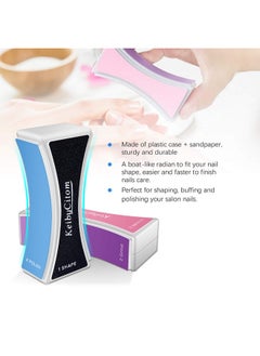 Keiby Citom Nail Files and Buffers - Professional Nail Buffer Block for Shaping Polishing, New Natural Nail Polisher with 4 Sides for Nail Art Gel Suit for Home Salons Use (2 Pcs)  - Image 2