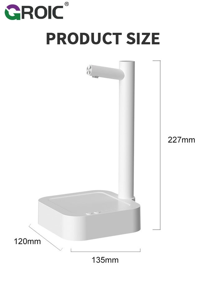 Automatic Water Dispenser, Desktop Water Dispenser for Drinking Water, 7 Levels Quantitative Automatic Water Dispenser, Electric Water Bottle Dispenser, Automatic Water Dispenser