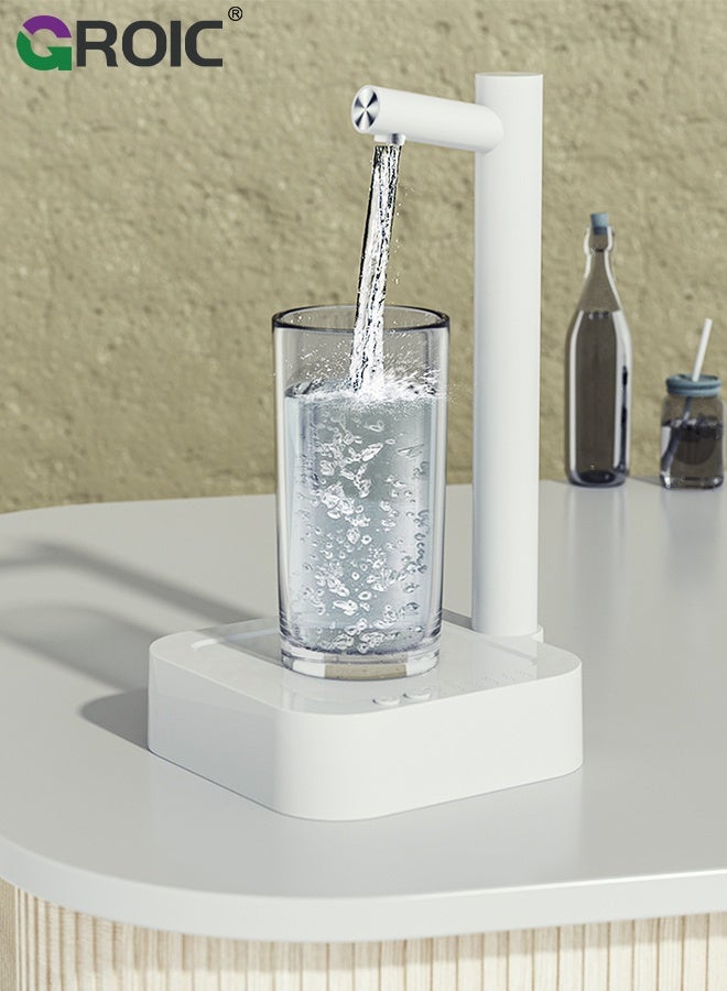 Automatic Water Dispenser, Desktop Water Dispenser for Drinking Water, 7 Levels Quantitative Automatic Water Dispenser, Electric Water Bottle Dispenser, Automatic Water Dispenser
