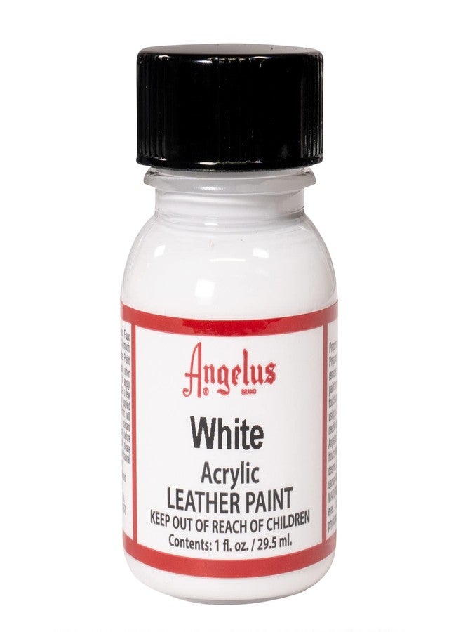 Angelus Angelus Brand Acrylic Leather Paint Water Resistant 1 oz - Select Your Color (#5 White) - Image 2