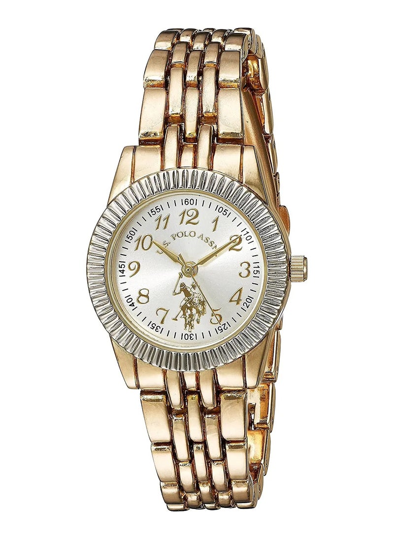 U.S. Polo Assn. - Women's Quartz Gold Strap Watch USC40098 - Image 1