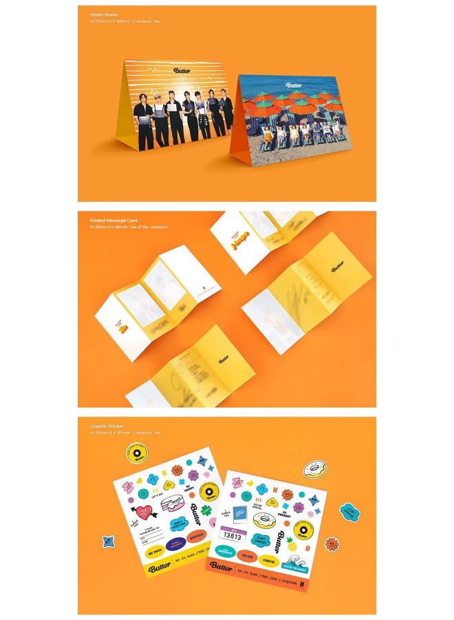 Bighit Big Hit Entertainment KTMMD1083 BTS - Butter Album and Extra Photocards Set (Peaches Ver) - Image 5