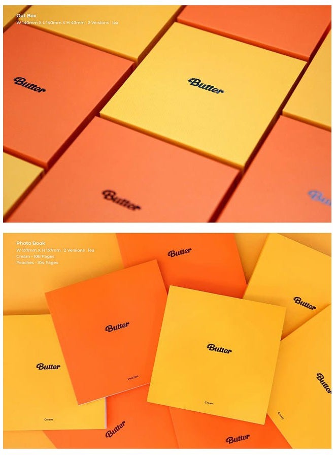 Bighit Big Hit Entertainment KTMMD1083 BTS - Butter Album and Extra Photocards Set (Peaches Ver) - Image 3