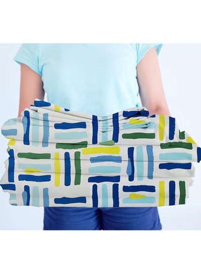 BSB HOME Premium Glace Cotton 180 TC Double Fitted Bedsheet Set with 2 Pillow Covers 183x198 +25  cm – 72*78+10 Inch - Image 3