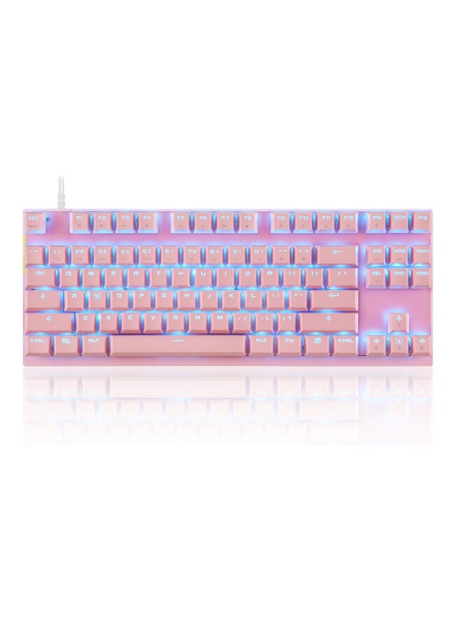 NIBEMINENT MOTOSPEED CK82 Mechanical 87 Keys RGB Gaming Keyboard with OUTMU Red Switch Multimedia N-key Rollover - wired  - Image 1