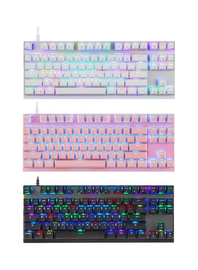 NIBEMINENT MOTOSPEED CK82 Mechanical 87 Keys RGB Gaming Keyboard with OUTMU Red Switch Multimedia N-key Rollover - wired  - Image 5