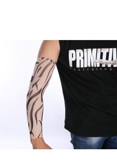 SYNSYB 6pcs Temporary Tattoo Sleeves, 6pcs Set Arts Temporary Fake Slip On Tattoo Arm Sleeves Kit  - Image 4