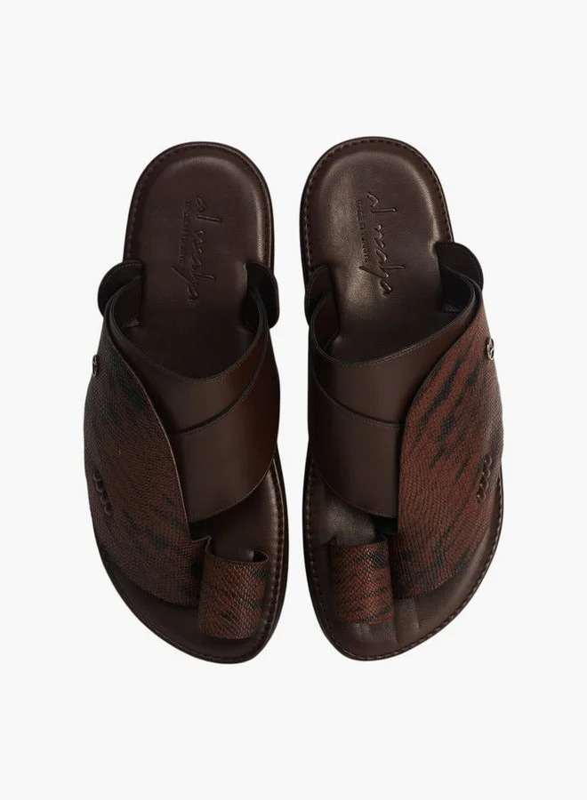 الواحة صنادل عربية رجالية بحلقة إصبع - مجموعة رمضان