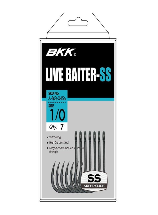 BKK 2/0 J Hook, 6-Pack, Saltwater Super Slide Coating, Needle Hook Point, Forged Shank - Image 2
