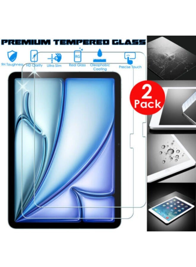 general Shatter-Proof Tempered Glass Screen Protector for Huawei M5 Lite 8 (Pack of 2) - Image 1