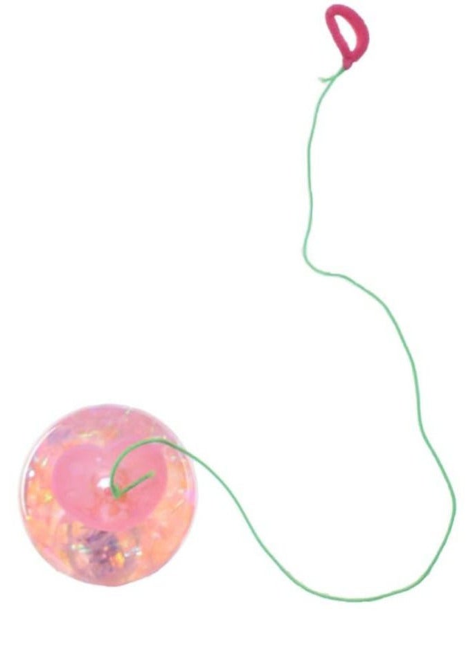 Light-up ball game lights up when hit, size 22X39X39 cm, pink 