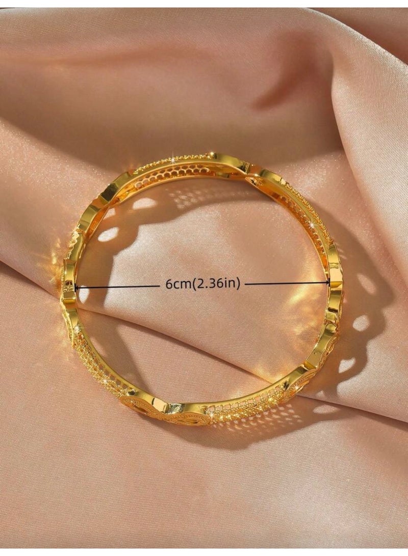GOLDMAX 21k Gold Plated Bracelet Bangle For Women - Image 3