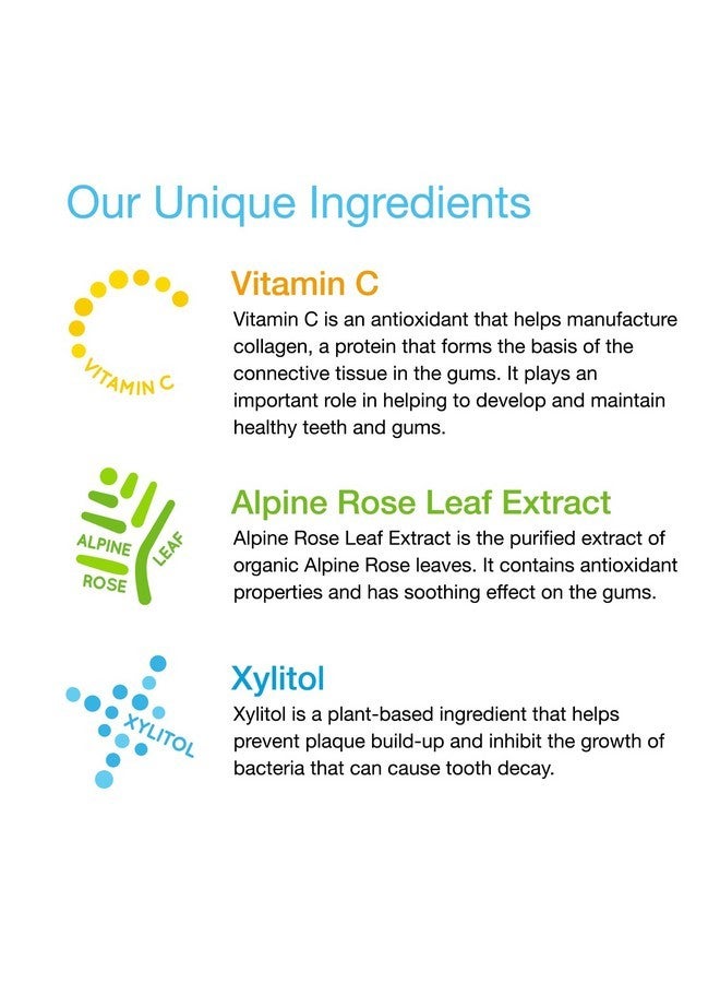 Rain Natural Baby Fluoride Free Kids Toothpaste Gel - Safe to Swallow Infant Toddler Tooth Paste, 2.8 Oz, Babies Training, Ages 6 to 12 months and Up Vitamin C Watermelon Toothpaste for Kids 0-6 years - Image 3