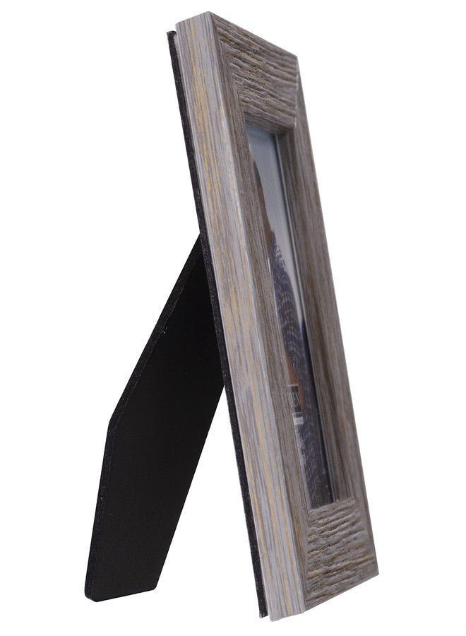 Malden International Designs 2.5x3.5 Dark Gray Driftwood Linear Picture Frame Matte Variegated Quality PS - Image 3