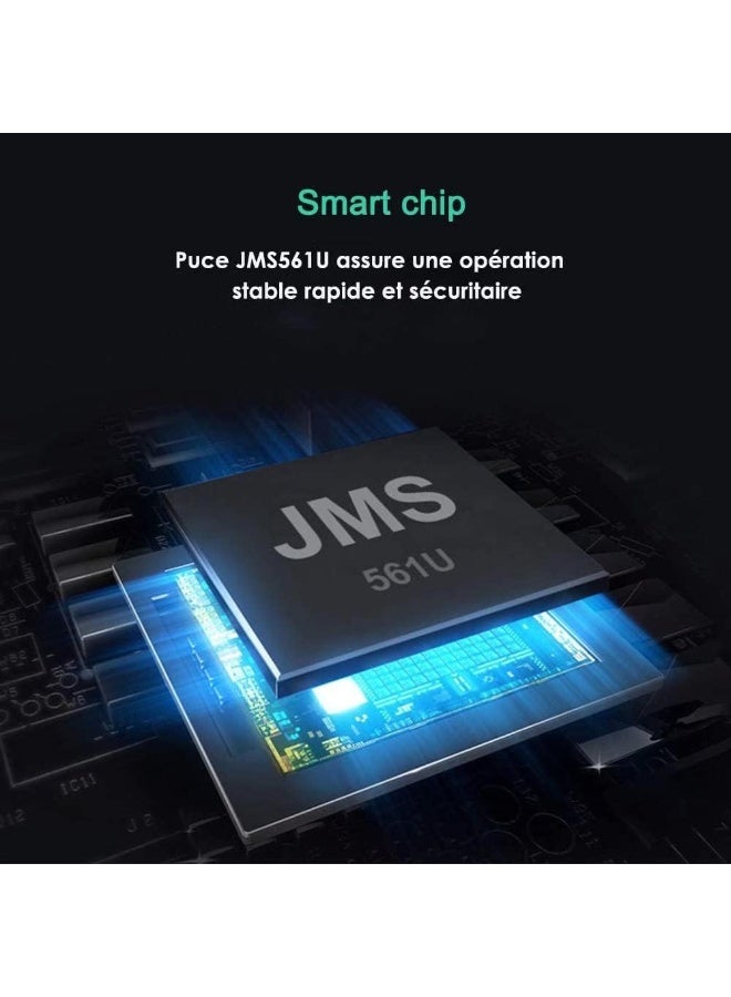 WAVLINK USB 3.0 to SATA I/II/III Dual Bay Docking Station for 2.5"/3.5" HDD & SSD, Supports up to 16TB, UASP, 5Gbps Transfer Speed, Offline Cloning - Image 5