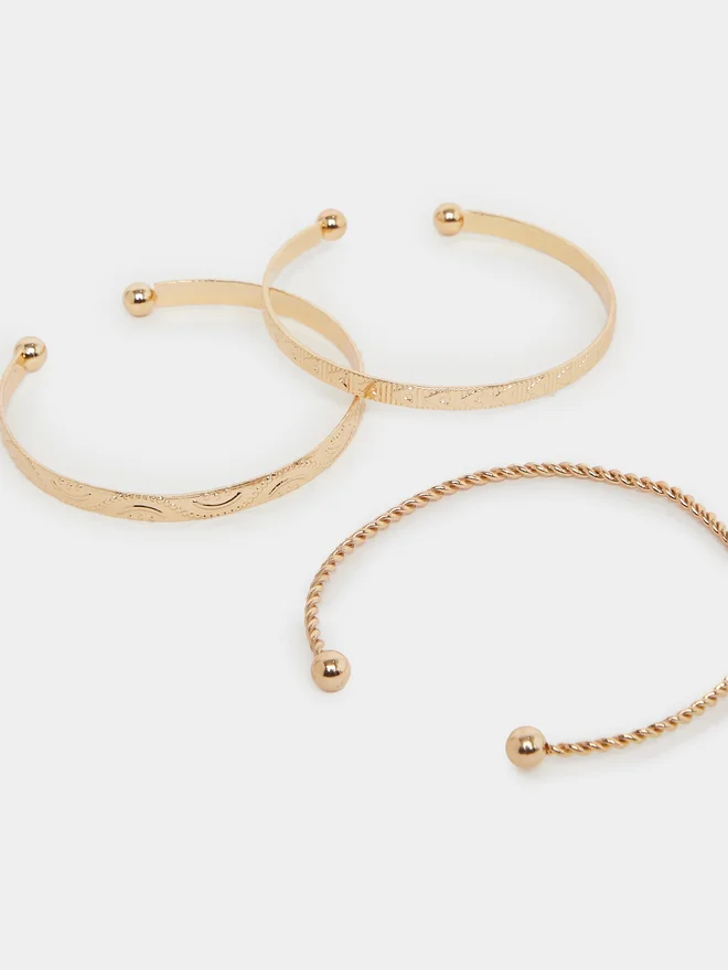 Styli Styli Set of 7 - Textured Bangles