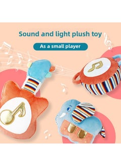 Generic Infant Soothing Pat Drum Plush Sound And Light Early Education Toys Educational Family Baby Kidsren's Toys-Color:Pat Drum Plush Sound And Light Elephant Piano—bag  - Image 2