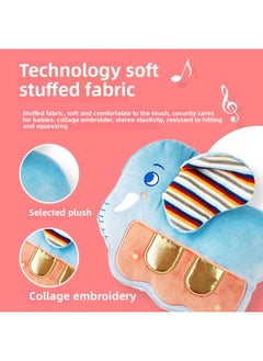 Generic Infant Soothing Pat Drum Plush Sound And Light Early Education Toys Educational Family Baby Kidsren's Toys-Color:Pat Drum Plush Sound And Light Elephant Piano—bag  - Image 3