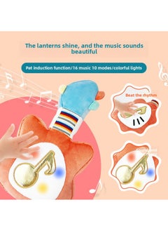 Generic Infant Soothing Pat Drum Plush Sound And Light Early Education Toys Educational Family Baby Kidsren's Toys-Color:Pat Drum Plush Sound And Light Elephant Piano—bag  - Image 5