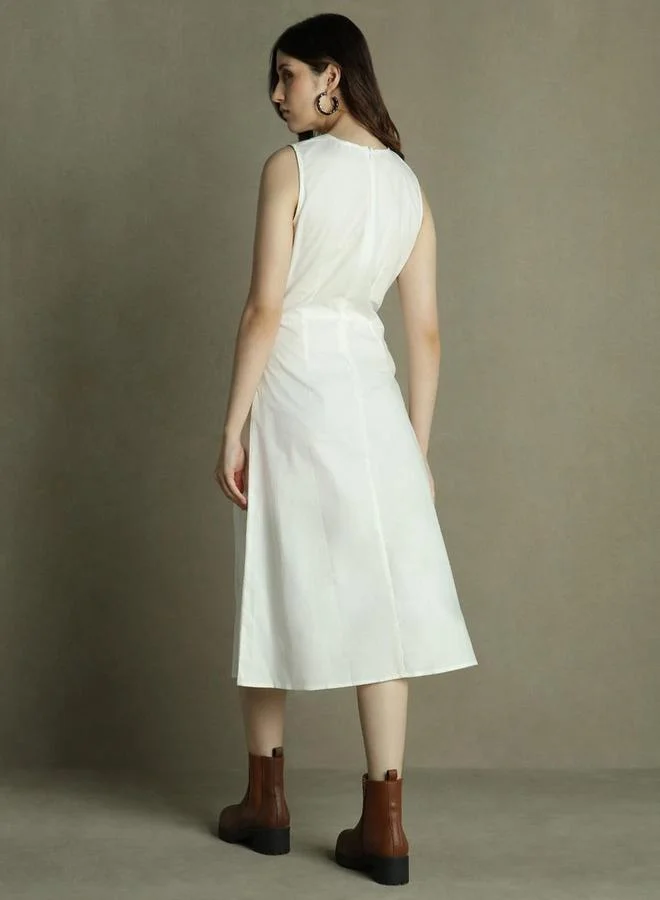 Dennis Lingo Twisted Sleeveless Dress