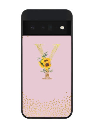 Rugged Black edge case for Google Pixel 6 Pro 5G Slim fit Soft Case Flexible Rubber Edges Anti Drop TPU Gel Thin Cover - Custom Monogram Initial Letter Floral Pattern Alphabet - Y (Pink ) - pzsku/Z912DCE4D9CEE1F72B7CFZ/45/_/1665839052/6dca896e-17ac-441d-aee3-47a39f5e0e29