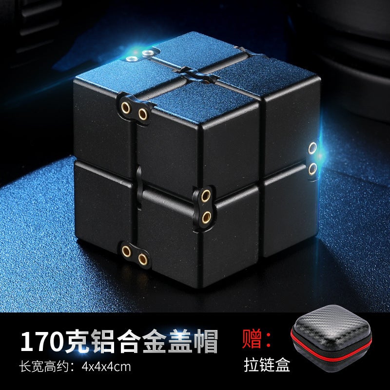 Unlimited Rubik'S Cube Variety Decompression Artifact Decompression Toy Adult Flip Alloy Metal Finger Square - Image 1