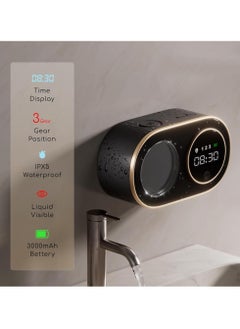 SYOSI Automatic Foaming Soap Dispenser, Rechargeable, Touchless Wall Mount Foam Dispenser, Smart Electric Auto Soap Dispenser for Bathroom, Kitchen, Commercial Use, Black  - Image 2