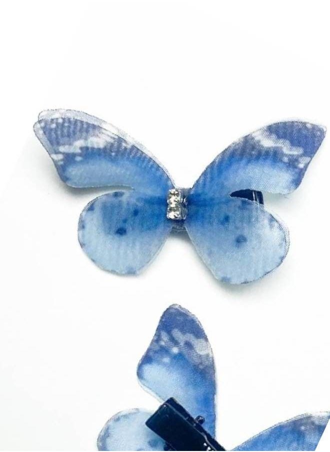 Elite Dose Butterfly Design Cute Hair Clips 2 Pieces  - Image 3