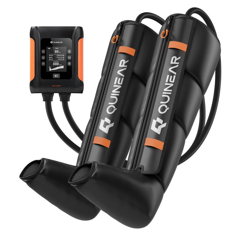 QUINEAR Professional Leg Recovery System Cordless Air Compression Boots with Sequential Compression Leg and Foot Massager Fast Recovery Therapy for Athletes FSAHSA Eligible Large - Image 3