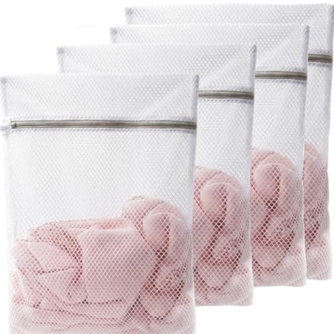 Set of 4 Mesh Laundry Bags, 12 x 16 Inches, for Delicates - Image 2