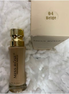 Miss Rose Moisturizing Liquid Foundation Facial Makeup  Long-lasting Non-smudge Natural Clear Concealer Lightweight Even Skin Tone  - Image 3