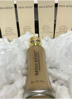 Miss Rose Moisturizing Liquid Foundation Facial Makeup  Long-lasting Non-smudge Natural Clear Concealer Lightweight Even Skin Tone  - Image 4