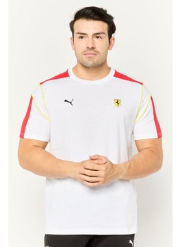 Men Sportswear Fit Short Sleeves Outdoor T-shirt, White
