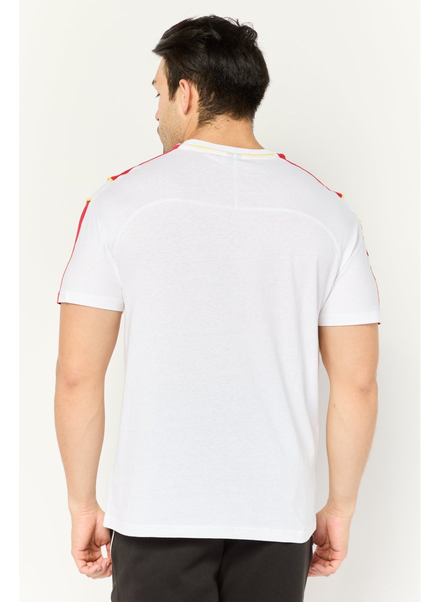 Puma x Scuderia Ferrari - Men Sportswear Fit Short Sleeves Outdoor T-shirt, White - Image 1