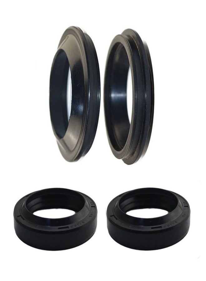 AHL Front Fork Shock Oil Seal and Dust Seal Set 41mm x 53mm x 8/10.5mm for Kawasaki EN500C Vulcan 500 LTD 1996-2000 - Image 1