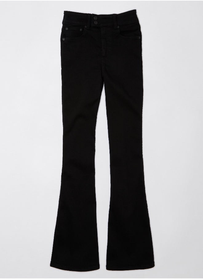 American Eagle - AE Next Level Super High-Waisted Flare Jean - Image 1