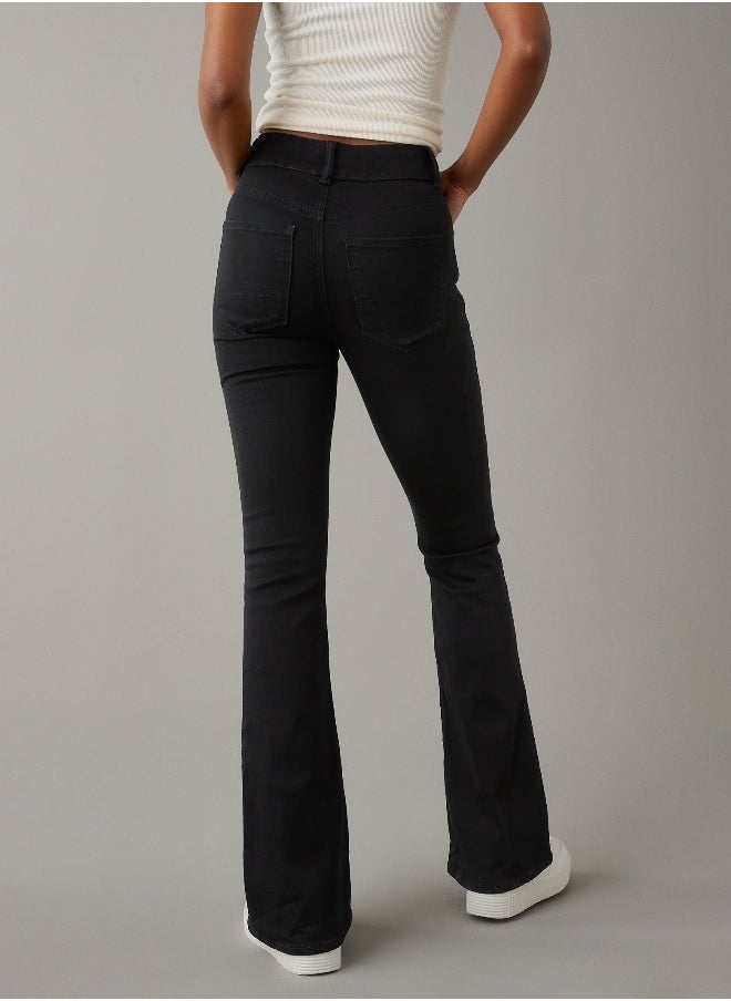 American Eagle - AE Next Level Super High-Waisted Flare Jean - Image 1