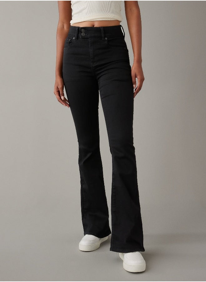 American Eagle - AE Next Level Super High-Waisted Flare Jean - Image 1