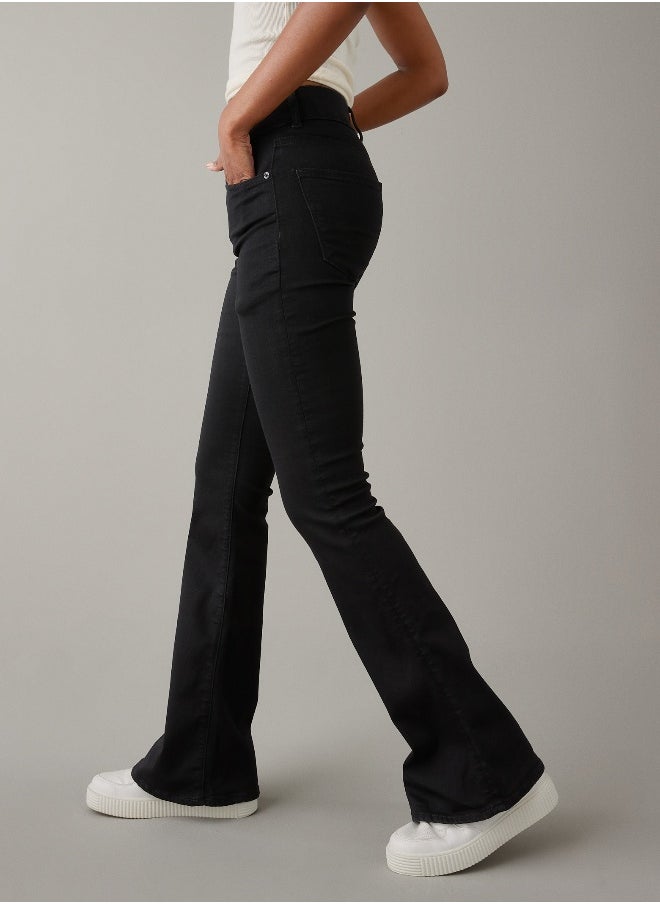 American Eagle - AE Next Level Super High-Waisted Flare Jean - Image 1