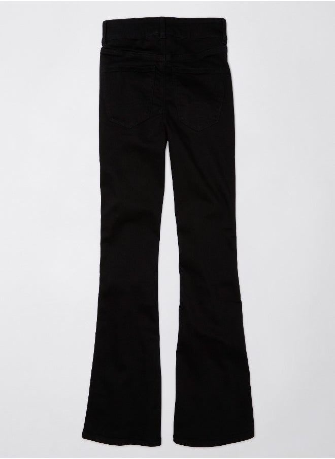 American Eagle - AE Next Level Super High-Waisted Flare Jean - Image 1