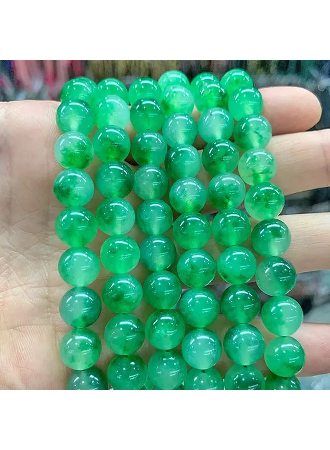 Green Chalcedony Beads 6mm 62Pcs DIY Jewelry Natural Stone For Bracelet Necklace - Image 1