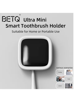 BETQ Holder Series H1 Portable Toothbrush Sanitizer. Multi-use Toothbrush UVC Box. Ultra Light Toothbrush Disinfection Box. Black/White are Available.  - Image 1