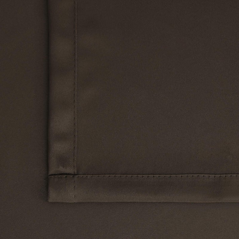 BGment Rod Pocket and Back Tab Blackout Curtains for Bedroom - Thermal Insulated Room Darkening Curtains for Living Room  2 Window Curtain Panels (38 x 45 Inch  Brown) - Image 4