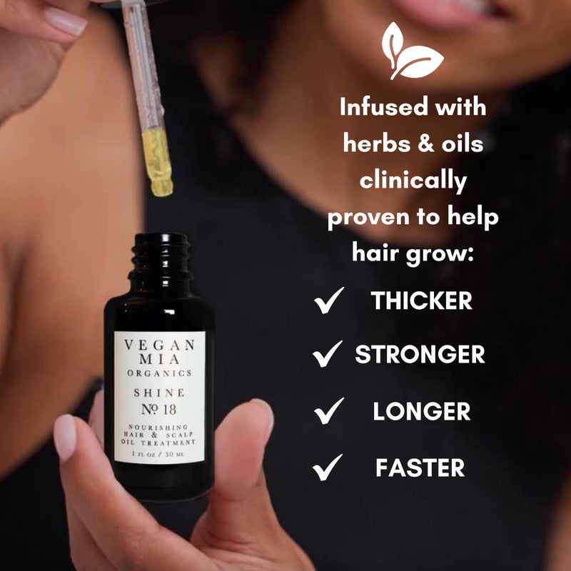Vegan Mia USDA Organic Rosemary Oil for Hair Growth with Castor, Jojoba & More by Vegan Mia | for Intense Nourishment & Dry Scalp Treatment - Get Healthier, Thicker & Shiny Hair Naturally (with Exclusive eBook) - Image 5