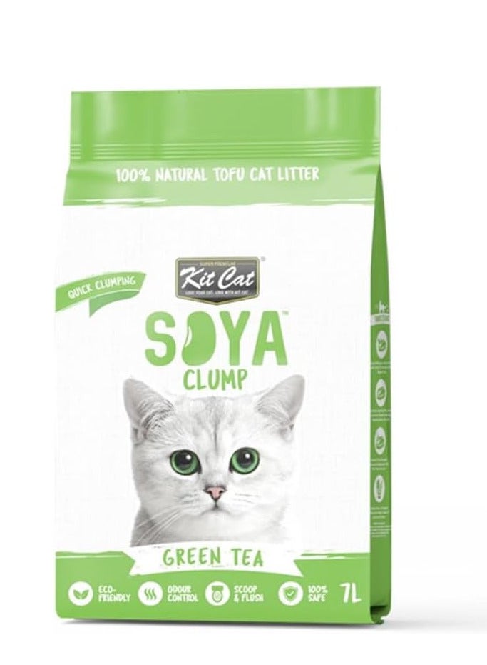 Kit Kat Kit Cat Soya Clump Soybean Litter-7 L-Pack of 6 mix Flavour - Image 5