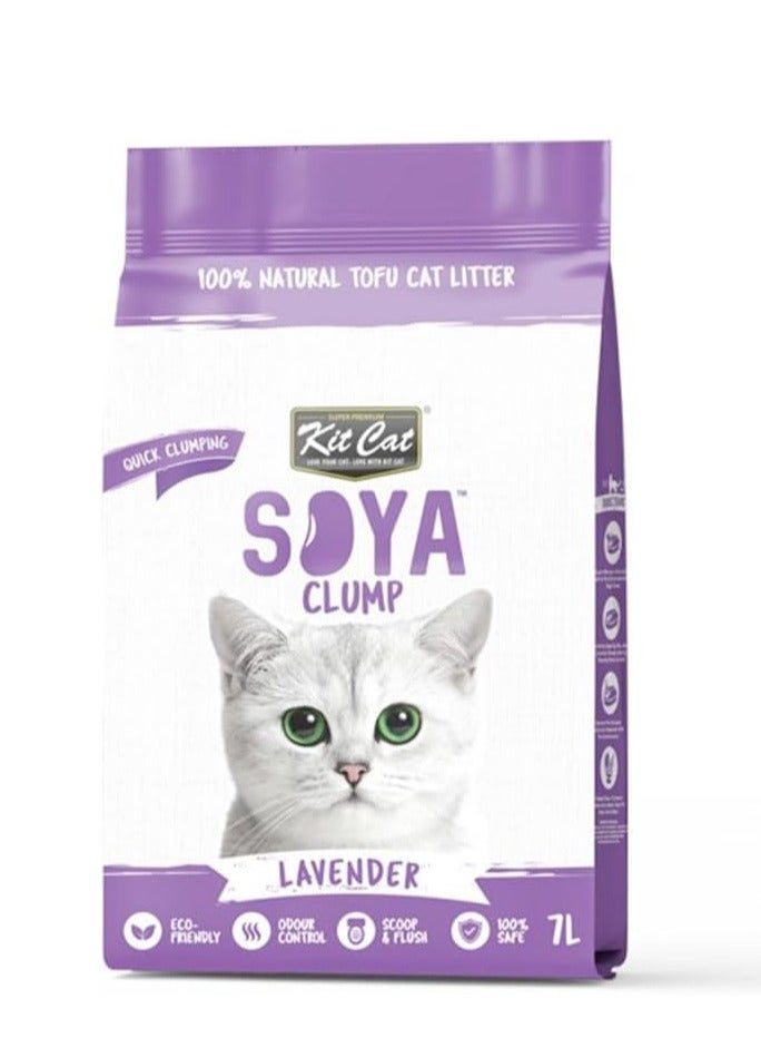 Kit Kat Kit Cat Soya Clump Soybean Litter-7 L-Pack of 6 mix Flavour - Image 3