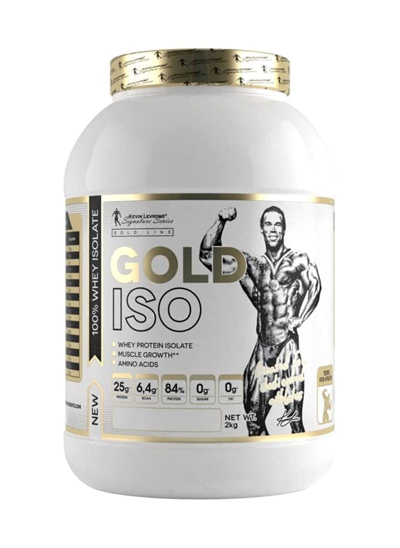 KEVIN LEVRONE KEVIN LEVRONE Gold ISO Whey Vanilla, 2kg  - Image 1