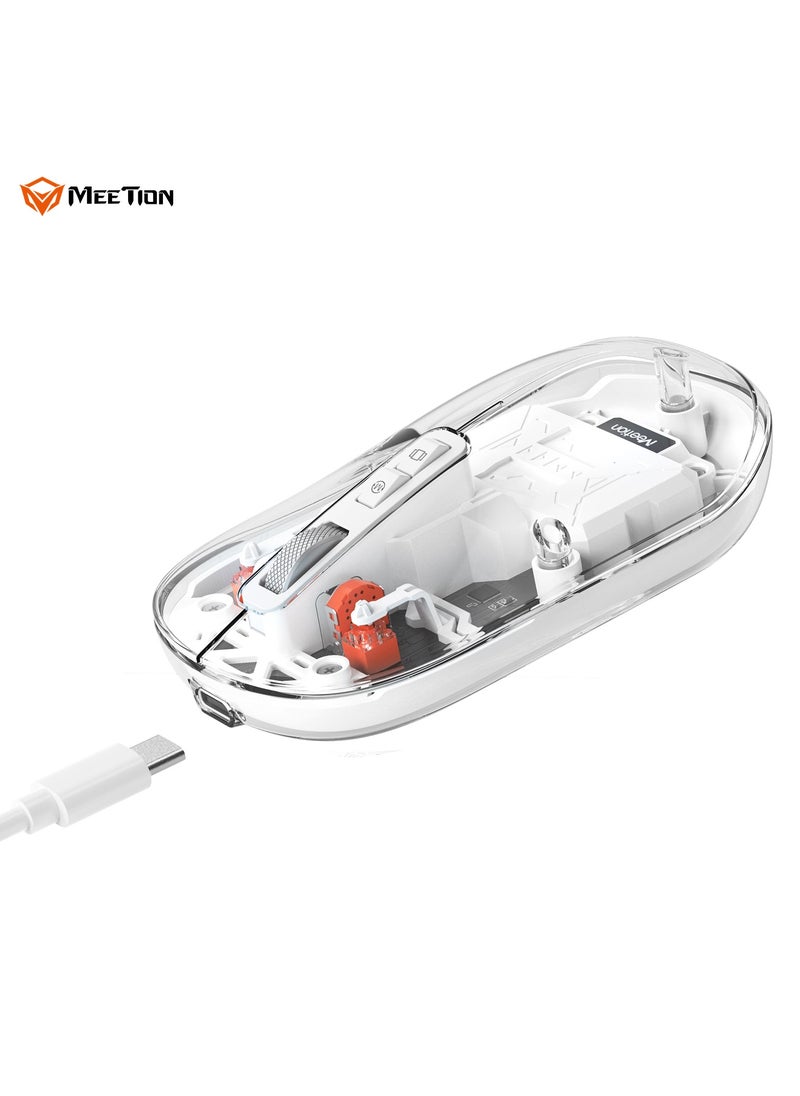 Meetion 2.4g Wireless and Bluetooth Dual Mode Transparent Mouse BTM005 2.4g & Bluetooth Type-C Charging 4 levels of adjustable DPI - pzsku/Z912E5779CF99535FB0DCZ/45/_/1724076860/c0d4cf77-67a5-4375-b39a-09c7b6c2f229