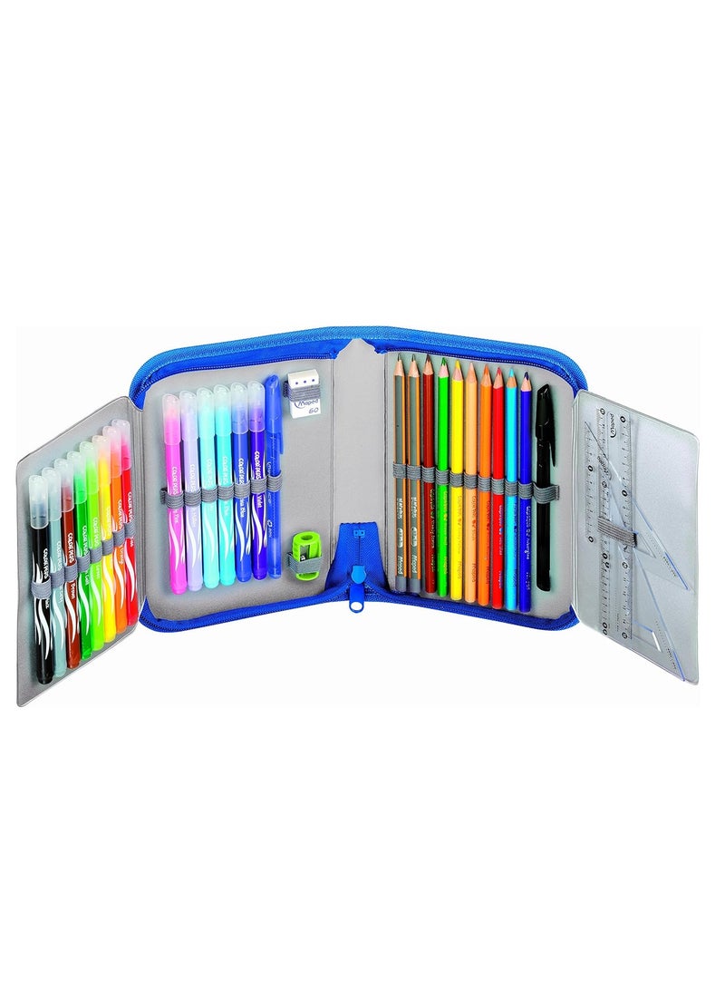 Maped 31-Piece Colouring Set With Case Jungle Design - Image 3