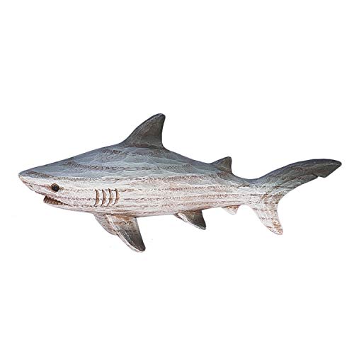 Beachcombers Resin Shark Figure Coastal Beach House Decor Decoration Multi - Image 5